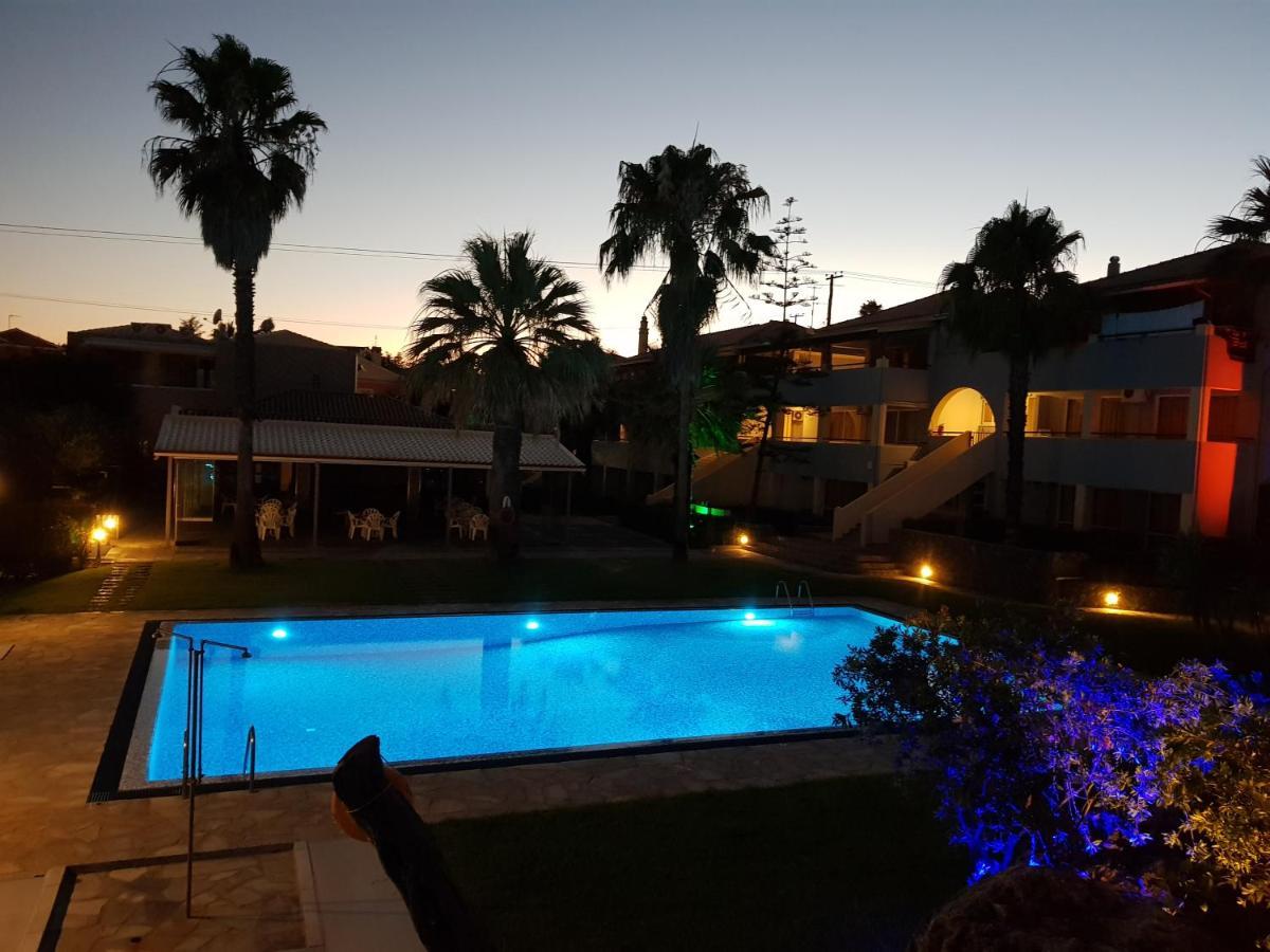 Asteraki ApartHotel Gouvia Bagian luar foto